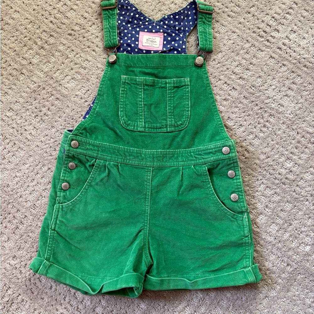 Boden Girls Short Overalls